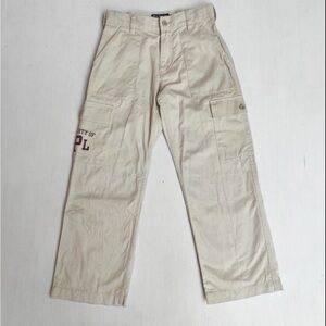 Vtg Ralph Lauren Cargo Pant Women Size 8 (20) Baggy Loose Fit Y2K 90s High Waist